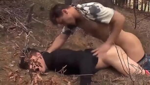 Outdoor Gay Sex in The Woods